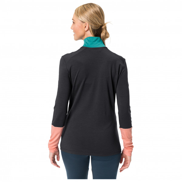 Vaude - Women's Monviso Wool Halfzip Shirt - Merinowollen trui