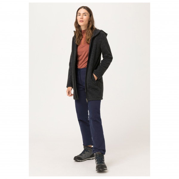 hessnatur - Women's Wollfleece Mantel Full Zip - Uldparka