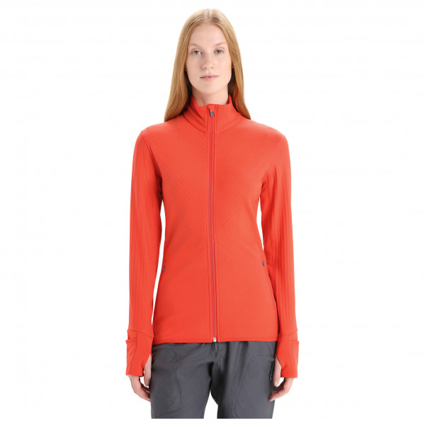 Icebreaker - Women's Descender L/S Zip - Forro polar