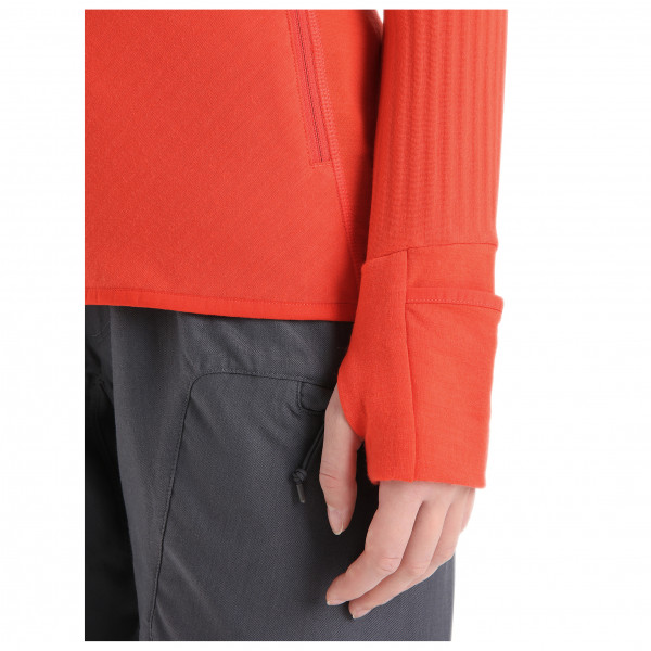 Icebreaker - Women's Descender L/S Zip - Forro polar