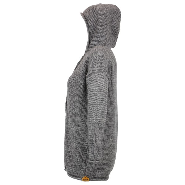 Albmerino - Women's Kapuzen Jacke Mouline - Chaqueta de lana