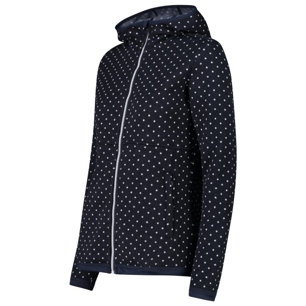 CMP - Women's Jacket Fix Hood Jacquard Knitted 33H1966 - Fleecevest