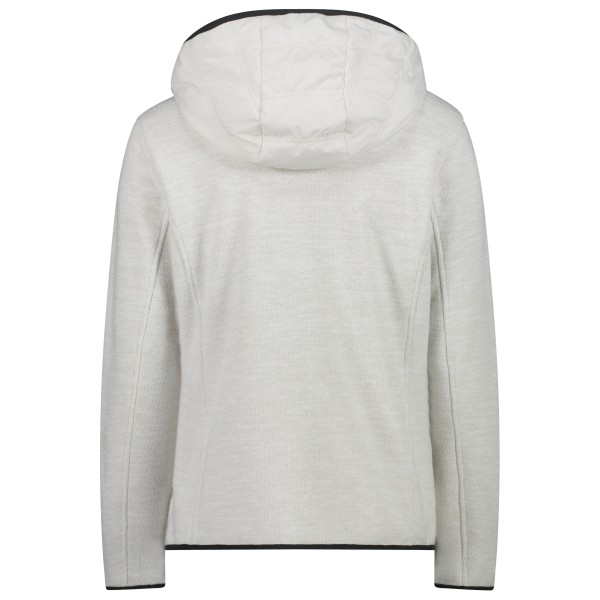 CMP - Women's Jacket Hybrid Fix Hood Poly Pongee - Fleecejacka