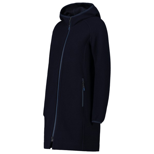 CMP - Women's Parka Fix Hood Bonded Wooltech - Pitkä takki