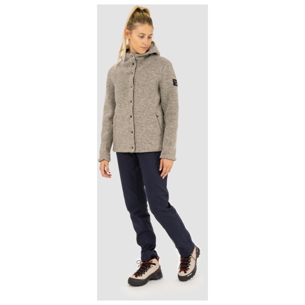 Salewa - Women's Sarner Undyed Wool Hooded Jacket - Wollen jas