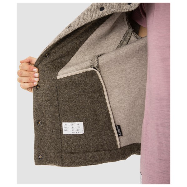 Salewa - Women's Sarner Undyed Wool Hooded Jacket - Wollen jas