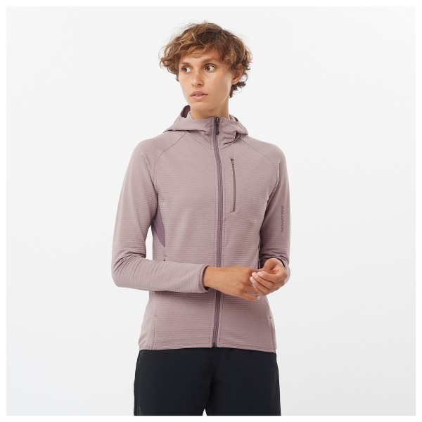 Salomon - Women's Essential Light Warm Full Zip Hoodie - Forro polar