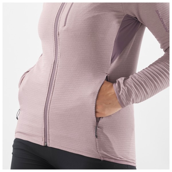 Salomon - Women's Essential Light Warm Full Zip Hoodie - Forro polar