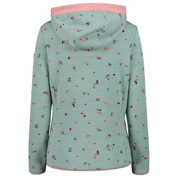 CMP - Women's Printed Stretch Jacket Fix Hood - Giacca in pile