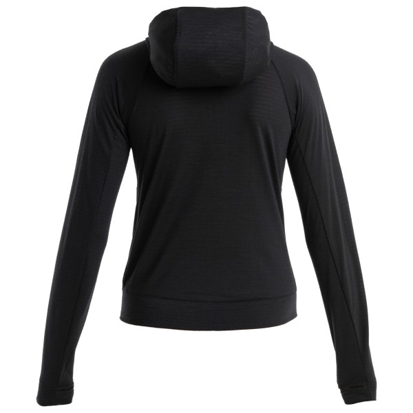 Icebreaker - Women's Realfleece IB X TNF L/S Zip Hoodie - Merinowollen vest