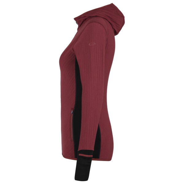 Icebreaker - Women's Descender L/S Zip Hood - Sudadera de lana merina