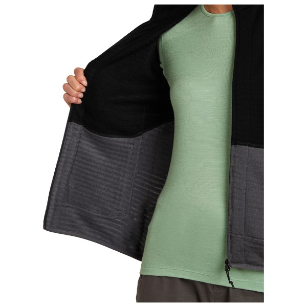 Icebreaker - Women's Merino 400 RealFleece Descender L/S Zip - Chaqueta de merino