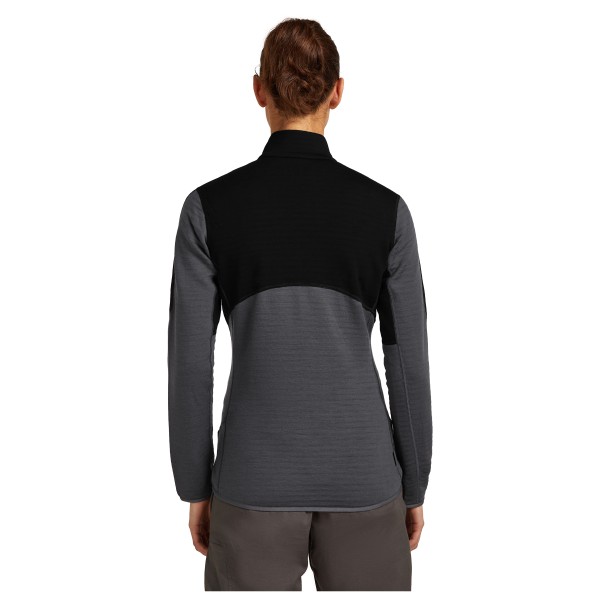 Icebreaker - Women's Merino 400 RealFleece Descender L/S Zip - Chaqueta de merino