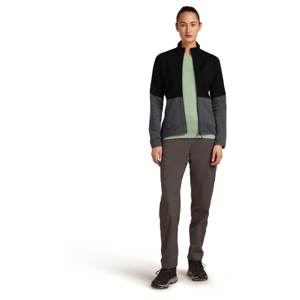 Icebreaker - Women's Merino 400 RealFleece Descender L/S Zip - Chaqueta de merino
