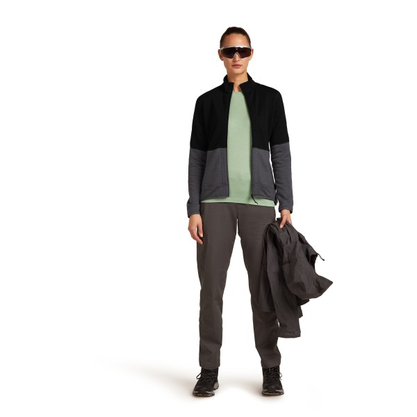 Icebreaker - Women's Merino 400 RealFleece Descender L/S Zip - Chaqueta de merino