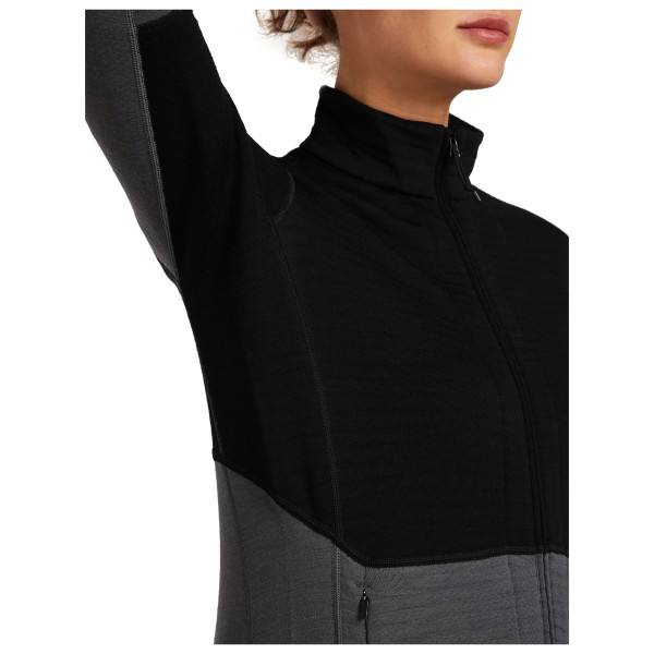 Icebreaker - Women's Merino 400 RealFleece Descender L/S Zip - Chaqueta de merino