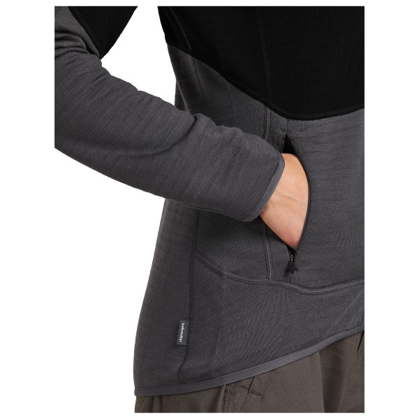 Icebreaker - Women's Merino 400 RealFleece Descender L/S Zip - Chaqueta de merino