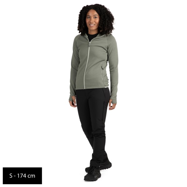 Stoic - Women's MerinoGrid285 NorrdalSt. Zip Hoody - Forro polar