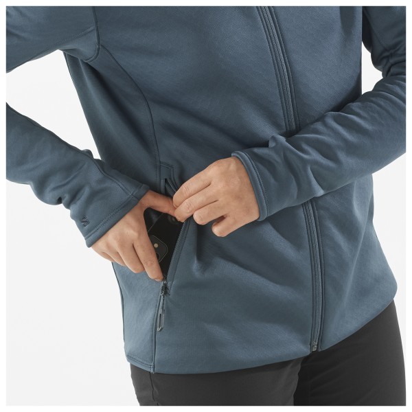 Salomon - Women's Sntial Midfleece Full Zip Hoodie - Fleecevest