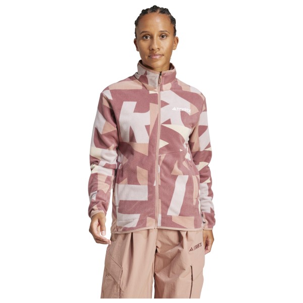 adidas Terrex - Women's Multi AOP Full Zip Fleece Jacket - Forro polar