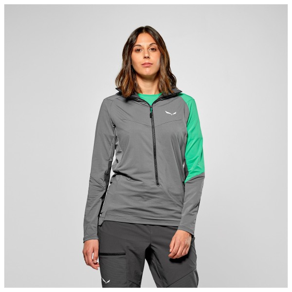 Salewa - Women's NXT Hybrid 1/2 Zip Tee - Hoodie met rits