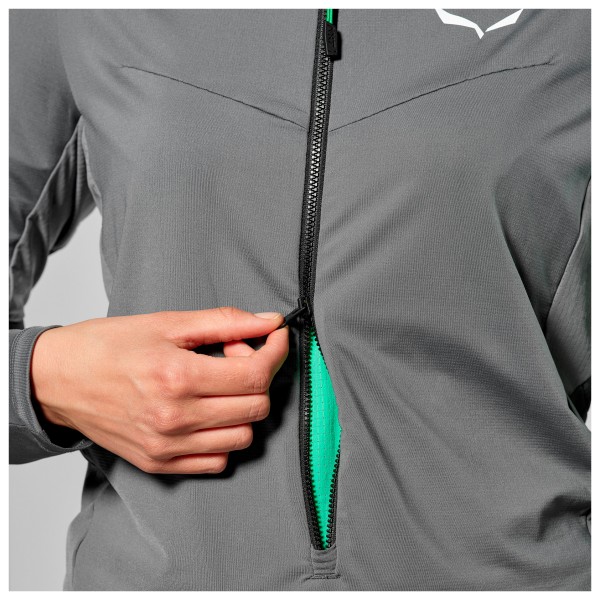 Salewa - Women's NXT Hybrid 1/2 Zip Tee - Hoodie met rits