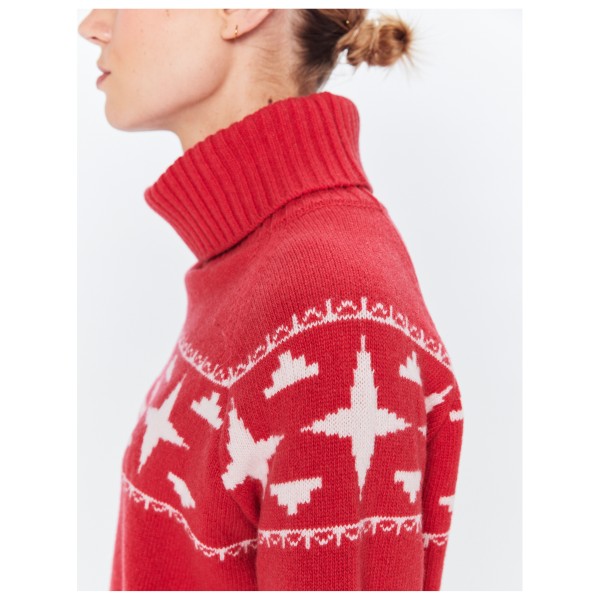 8848 Altitude - Women's Sage Wool Rollneck Sweat - Merinowollen trui