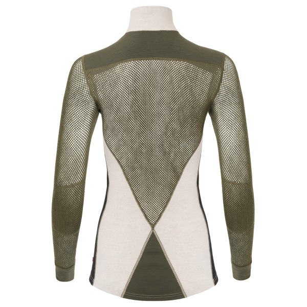 Aclima - Women's WoolNet Hybrid Mockneck - Merinowollen ondergoed