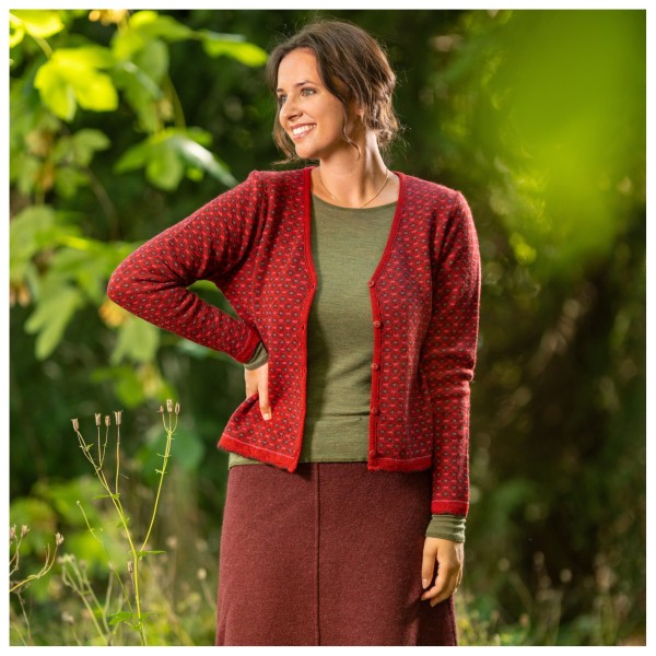 Flomax - Women's V-neck Tilda Cropped Jacket - Uldjakke