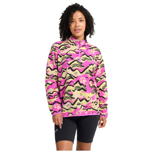 Jack Wolfskin - Women's Paw Era 100 Print Halfzip - Fleecetröjor