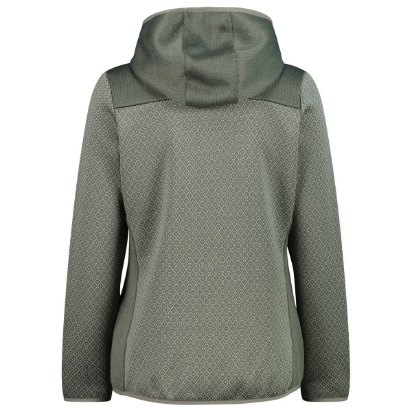 CMP - Women's Jacquard Knit Jacket Fix Hood - Fleecevest