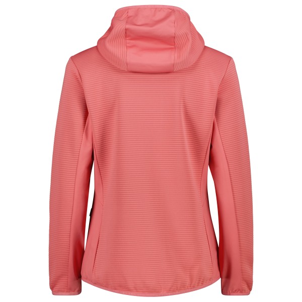 CMP - Women's Striped Jacquard Jacket Fix Hood - Fleecejakke