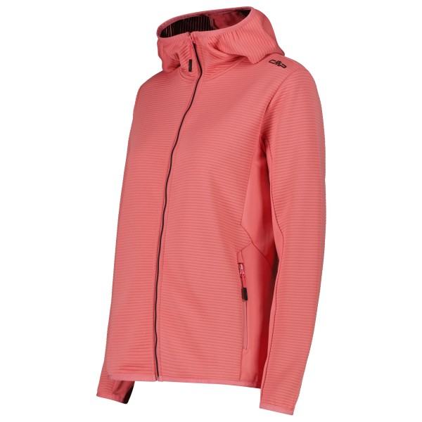 CMP - Women's Striped Jacquard Jacket Fix Hood - Forro polar