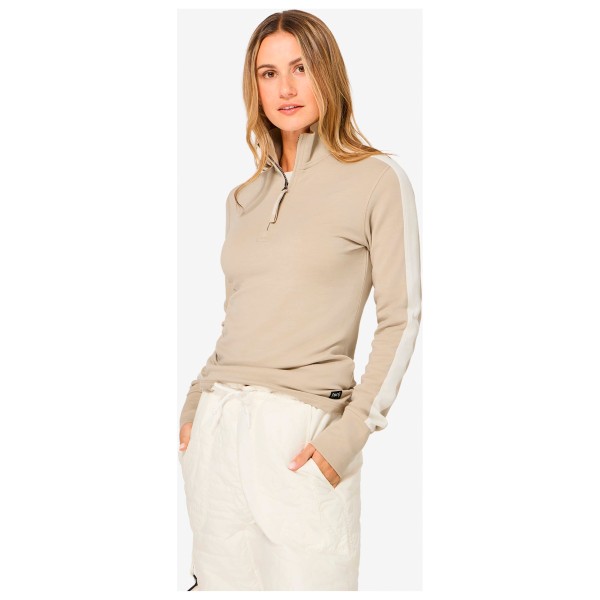 super.natural - Women's Colorado Zip Turtleneck - Merinolongsleeve
