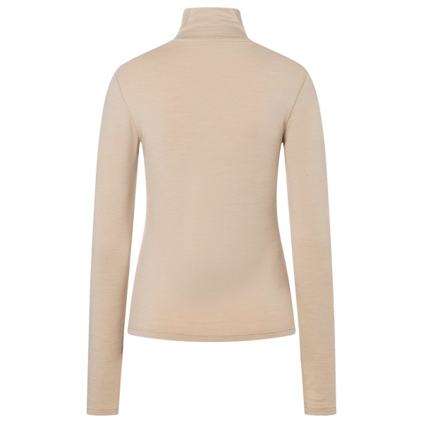 super.natural - Women's Split Brush Turtleneck - Merinolongsleeve
