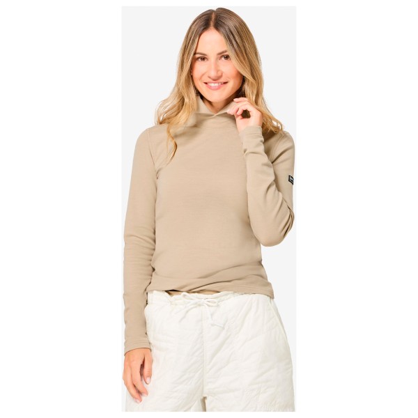 super.natural - Women's Split Brush Turtleneck - Merinolongsleeve