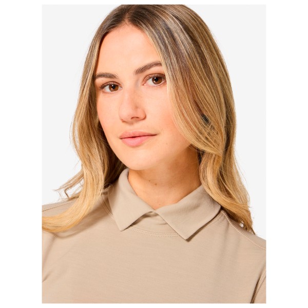 super.natural - Women's Split Brush Turtleneck - Merinolongsleeve