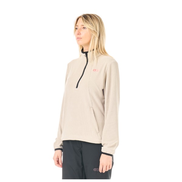 Picture - Women's Weavy 1/4 Grid Fleece - Fleecepullover