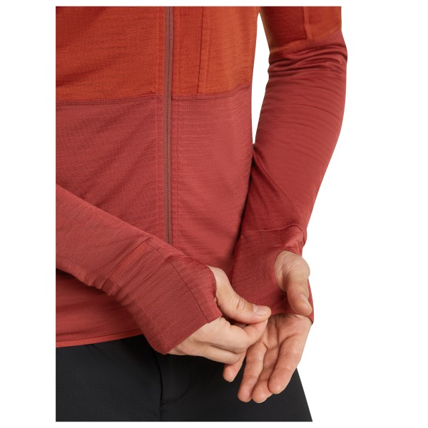 Icebreaker - Merino 200 Realfleece Descender L/S Zip - Merinowollen vest