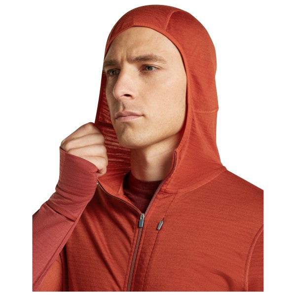 Icebreaker - Merino 200 Realfleece Descender L/S Zip - Merinowollen vest