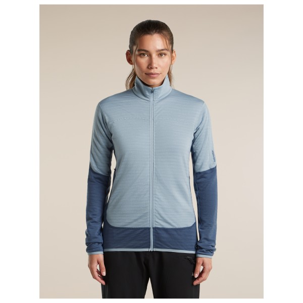Icebreaker - Women's Merino 300 Realfleece Desc L/S Zip - Merinowollen vest