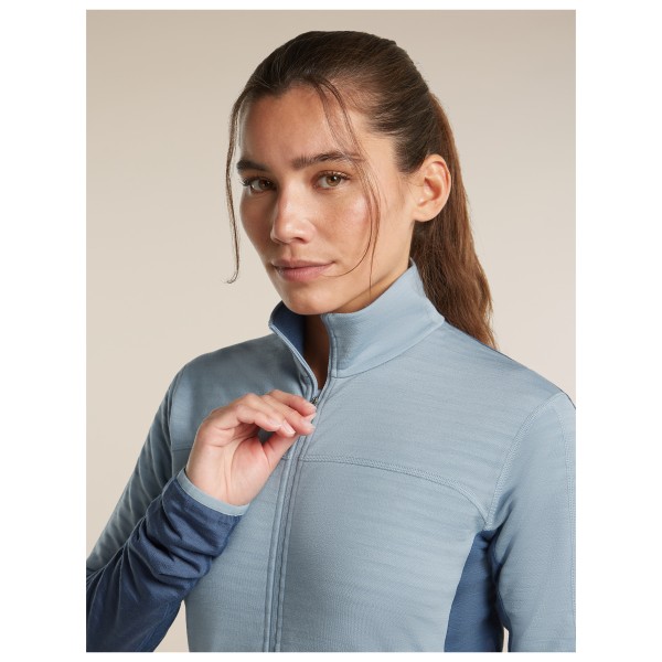 Icebreaker - Women's Merino 300 Realfleece Desc L/S Zip - Merinowollen vest