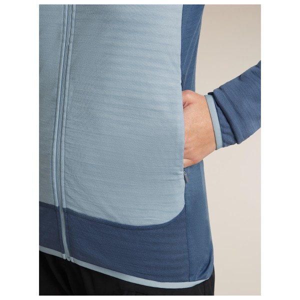 Icebreaker - Women's Merino 300 Realfleece Descender L/S Zip - Merinowollen vest