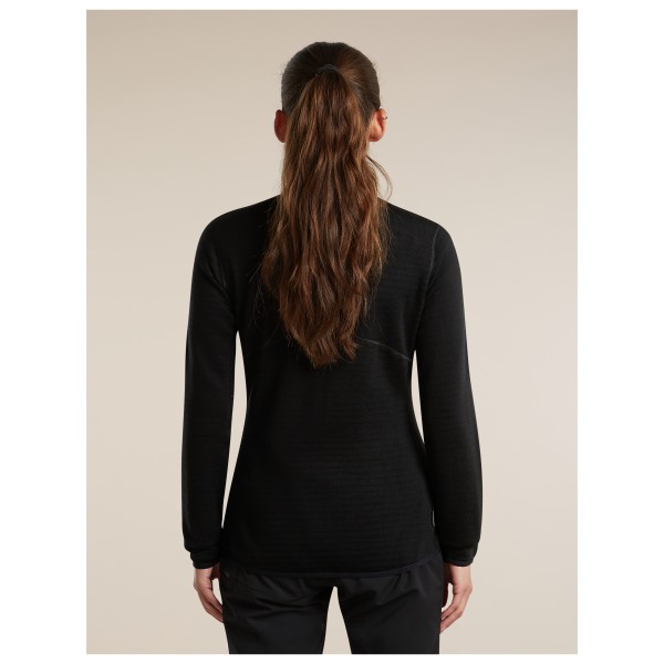 Icebreaker - Women's Merino 400 Realfleece Descender L/S Zip - Merinowollen vest