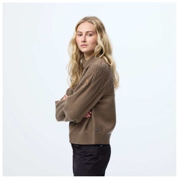 Fjällräven - Women's Övik Solid Jacquard Knit - Ullpullover