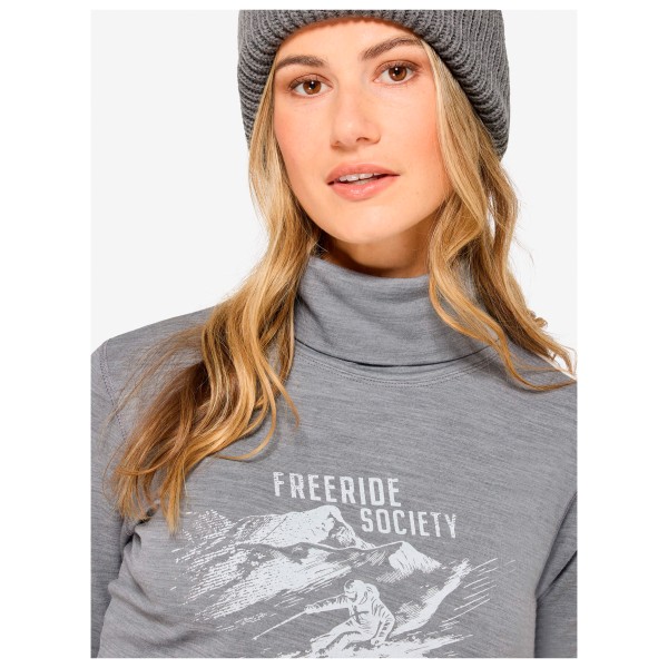 super.natural - Women's Freeride Roll Neck - Merinopullover