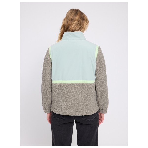 Mazine - Women's Material Mix Zip Jacket - Fleecetakki