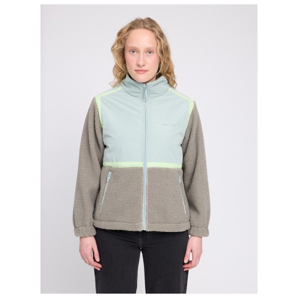 Mazine - Women's Material Mix Zip Jacket - Forro polar