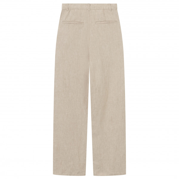 KnowledgeCotton Apparel - Women's Loose Natural Linen Pants - Vrijetijdsbroek
