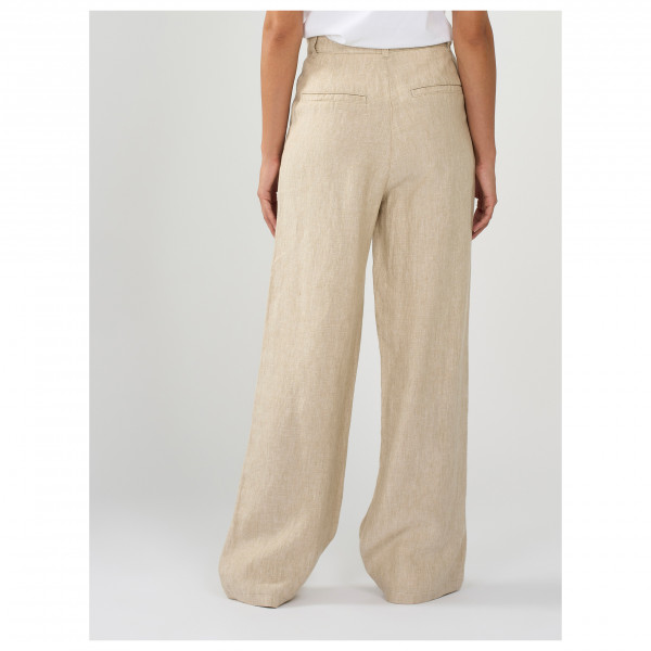 KnowledgeCotton Apparel - Women's Loose Natural Linen Pants - Vrijetijdsbroek